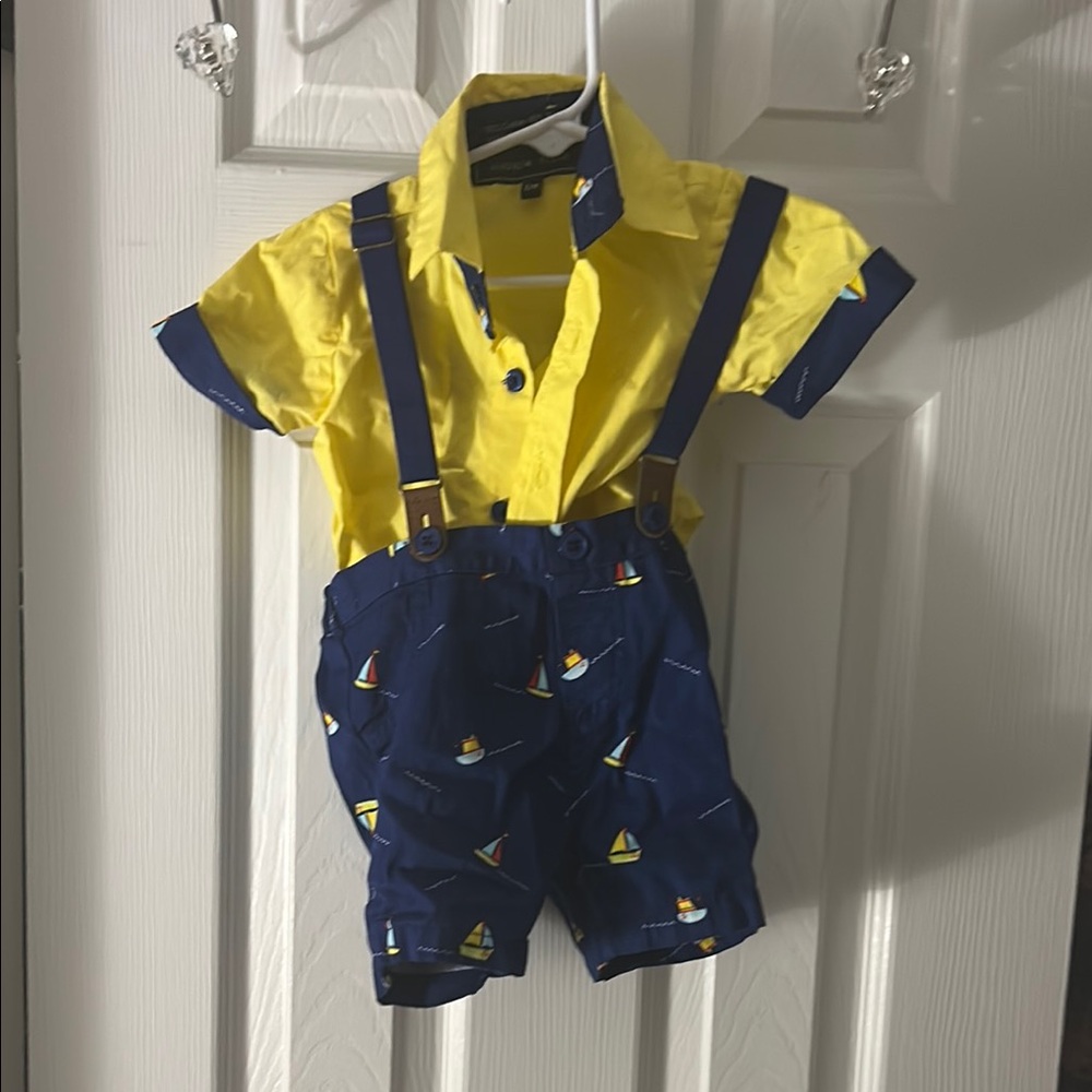 Andrew Fezza Yellow and Blue Kids Matching Set